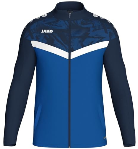 JAKO Polyesterjacka för män, ikonisk sportjacka