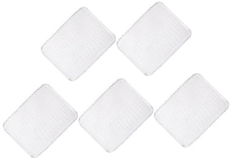 SEWOART Lot de 5 Tapis de Barbecue Antiadhésifs en Maille pour Gril Tapis en Maille Fournitures D'extérieur