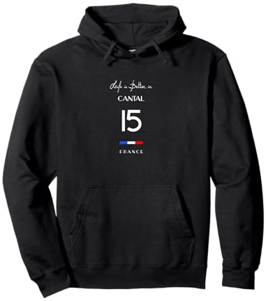 La vie est meilleure au CANTAL 15 Haute Auvergne Aurillac France Sweat à Capuche