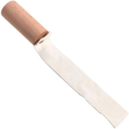 Casiler 1pc Ceramic Blank Trimming Tool Smoothing Blank Pottery Trimming Tools Manual Diy Ceramic Suede Chamois Leather Drying
