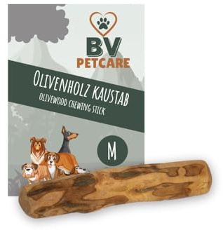 BV Petcare Olivenholz Hundespielzeug, Kauholz für Hunde, S - L (S)