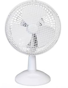 Challenge White Desk Fan - 7 Inch