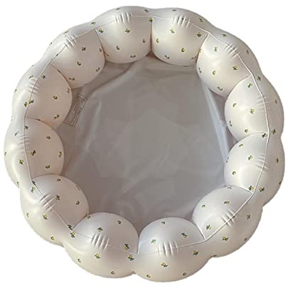 Petal Piscine gonflable en PVC pour bébé 89,9 x 24,9 cm durable pour tout-petits
