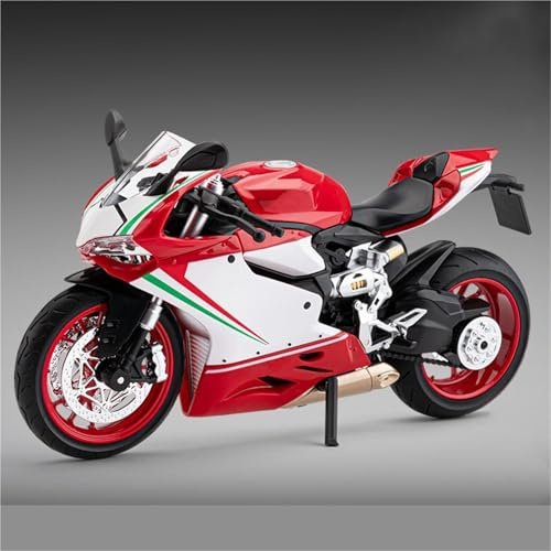 För 1199 Panigale R Legering Gjuten Motorcykelmodell Leksaksfordon Samling Terrängmotorcykel Leksaksbil 1:9