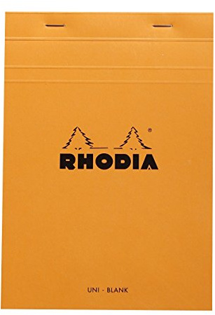 Rhodia 16000C Notizblock A5 80 Blatt blanko Orange