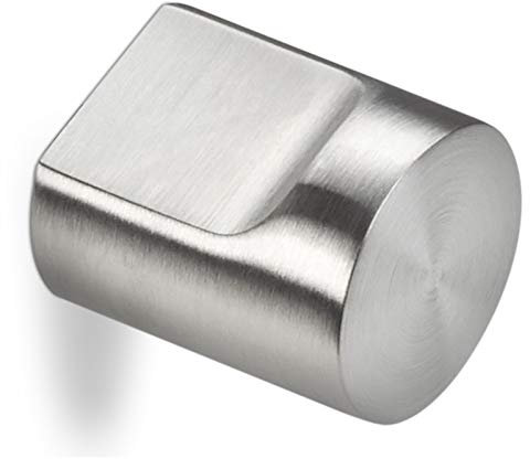 Pomello per mobili EK11 Ø 20 x 23 mm vero Acciaio Inossidabile Pomello per armadietto Pomolo da cucina di Junker Design
