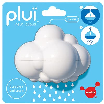 MOLUK- Juguete de baño de Nube, Color Blanco, Small (46K)