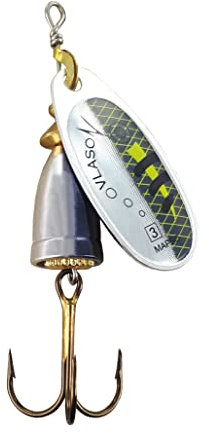 MAPSO - 5 Cucharillas de Pesca VLASON-3 Pan-N 8 GMS.