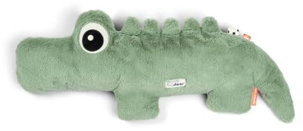 Done by Deer Kuscheltier Medium Croco Grün - Baby Teddybär, 65 x 27 cm - Stoff: 100% Polyester. Füllung: 100% Polyesterfasern (recycelt) mit PP-Perlenbeutel