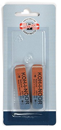 Koh-I-Noor Hardtmuth Kombinierte Radiergummi zum Universalgebrauch; 2er Blister pack