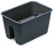 Balkonkasten Anthrazit 40x27x22,5 Rattan Optik Blumenkasten Geländertopf Balkongeländer Blumentopf