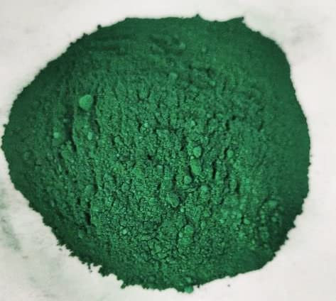 Eisenoxid Grün Pigment 1kg Pulver für Betonmasse, Putze, Gips, Harz