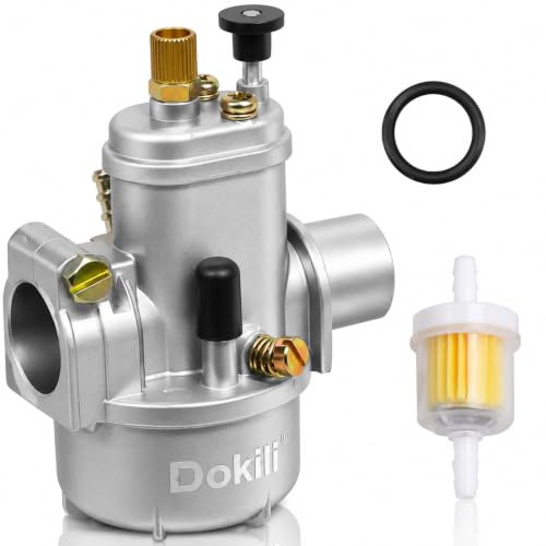 Dokili Tuning 15mm Vergaser für Zündapp Kreidler Hercules Sachs DKW Bing 15mm-1/15/46 2 Takt