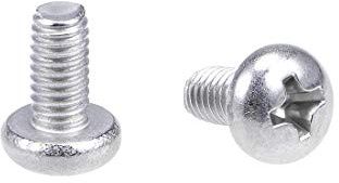 M4 x 8 mm Metallschrauben Pan Phillips Schrauben mit Kreuzschlitz 304 Edelstahl Bolzen 20 Stück