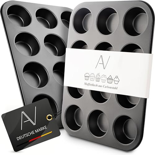 AVANA Bandeja para magdalenas de acero al carbono.