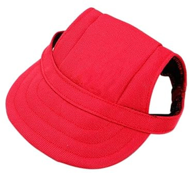 POPETPOP Baseballmütze Für Hunde Und Katzen Verstellbar Aus Oxford Canvas Bequemer Haustierhut Mit Sonnenschutz Für Alltag Urlaub Und Outdoor Aktivitäten Größe XL