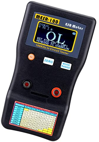 MESR-100 ESR Capacitanza Ohm Meter Misurazione Professionale Resistenza Interna di Condensatore Capacitanza Circuito Tester