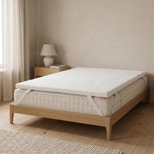 Pikolin Home - Topper viscoelástico de Multizonas 7cm | 160x200 | Transpirable y Envolvente | Sobrecolchón | Sendai