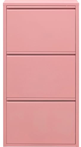 Kare Design Schuhschrank Caruso, Rosa, 104x50x15 cm
