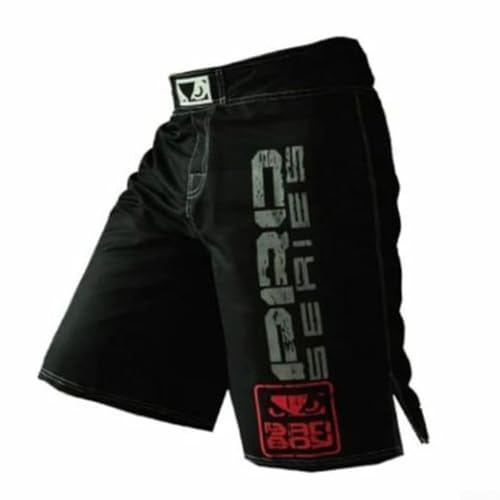Short de combat respirant MMA pour entraînement de fitness Muay Thai (M)