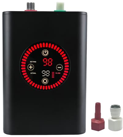 Yamataro 2.5L 1500W Instant Hot Water Tap Boiling Tank 3 in 1 Boiling Water Tap Boiler 4 in 1 Hot Tap Boiling Unit Temperature Adjustable from 75°C to 98°C