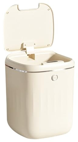 Poubelle Automatique 20L Capteur Poubelle électrique étanche pour Cuisine Salle de Bain Facile à Nettoyer (Le type de batterie nécessite 2 piles AA.)