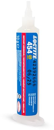 LOCTITE® 454 10 g Seringue - Colle Extra Forte Multi-Usages Tout Support, Adhésif Instantané Pour Plastique Métal Céramique et Plus