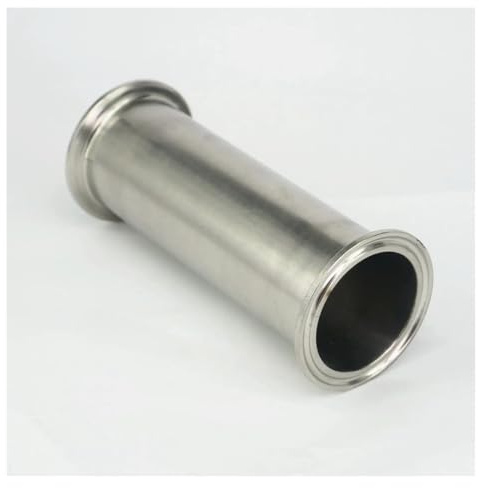 DQFOCPHHAA 2 Tri Clamp x 51mm OD Pipe Spool Tube Length 152mm(6) For Homebrew SUS304 Stainless Steel