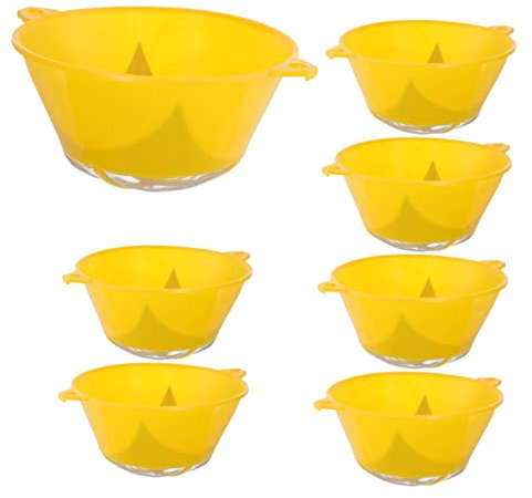 CLISPEED 10pcs Medium Mesh Paint Strainer Plastic Filter for Oil Paint Reusable Filter Strainer for Emulsion