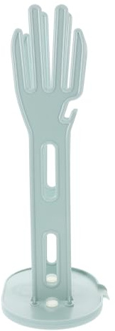 Garneck Kitchen Glove Drying Rack Drip Base Blue Glove Storage Holder for Kitchen Towels Suitable for Countertop Use