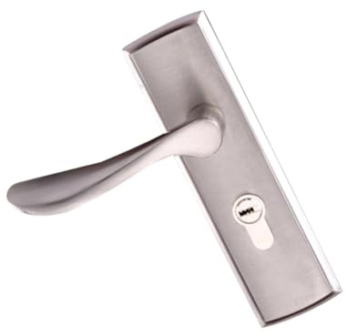 FUTUREORYY Cerradura De Puerta Antirrobo Manilla Silenciosa Para Dormitorio y Baño Fabricada Aleación De Aluminio Como Cerradura De Manilla De Puerta Para Habitación Interior