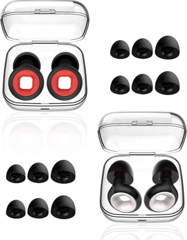 FUGLUS 2 Pares Tapones Para Los Oídos Para Motocicleta, Tapones Para Los Oídos De Artevive Para Silenciar Los Ronquidos, Tapones Para Los Oídos Reutilizables Para Reducir El Ruido De La Motocicleta