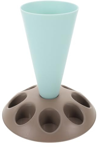 VERDANVERSE Soporte para Mangas Pasteleras y Resistente Soporte de Plástico para Bolsas de Glaseado y Boquillas Utensilio Repostería Multiuso para Decoración de Pasteles Color Azul