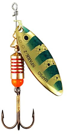 MAPSO - 5 Cucharillas de Pesca Spark-2 T-OV 7 GMS.