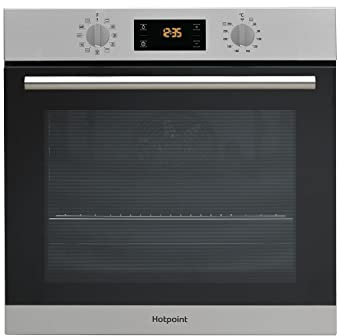Hotpoint Electric Fan Single Oven with Pyrolytic Cleaning - Stainless Steel
