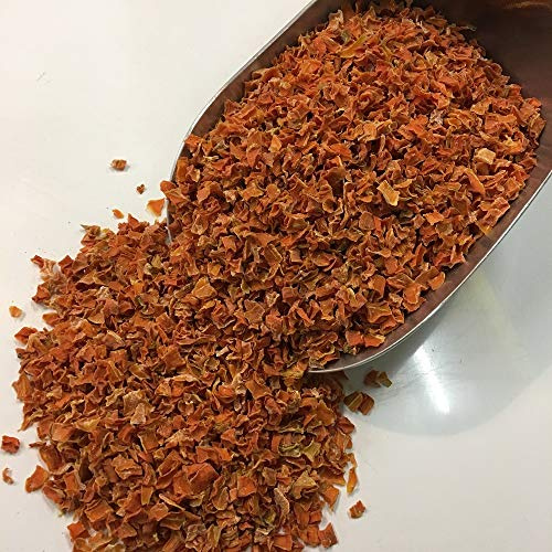 Debes Getrocknete Karotten für Hunde 4 kg Barf Gemüse - 100% natürlich - glutenfreie Karottenstücke ohne künstliche Zusätze
