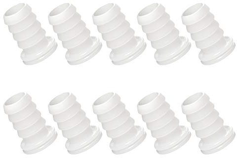 Quickun Raccordo a crimpare in plastica PEX, 10 pezzi