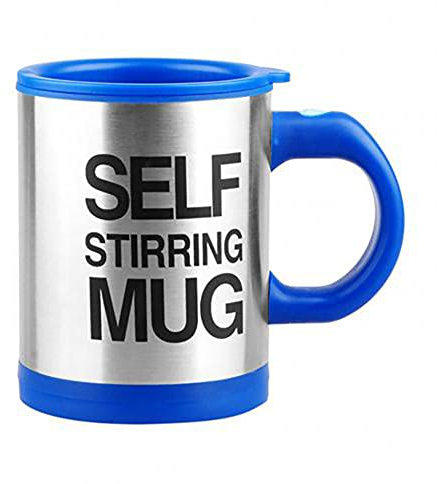 Taza de café con agitación automática, taza de café reutilizable de 400 ml, taza de café eléctrica automática de acero inoxidable para uso en casa, oficina, viajes