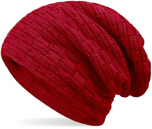 Hatstar Warme gefütterte Feinstrick Damen Beanie Mütze | Herren Mütze | mit Flecht Muster und sehr weichem Fleece Innenfutter | Unisex Wintermütze weich & warm