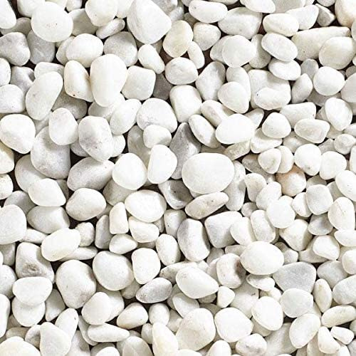 Suregreen White Pebbles | 20mm - 40mm | 2 Pack | 20kg Bags | Aggregates, Garden Pebbles, Garden Chippings, Driveway Stones/Sealer