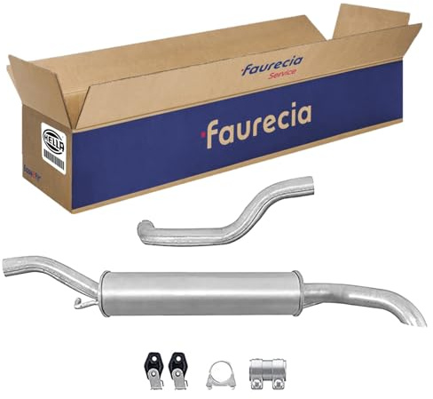 HELLA 8LD 366 035-341 Endschalldämpfer - Easy2Fit® Kit - hinten - zweiteilig - Set mit Anbauteilen - für u.a. VW POLO Variant (6V5)