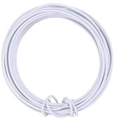DOITOOL 10m Bendable Iron Wire Thickness Flexible Metal Wire for Climbing Frame Fastening Wrapping Cord for Garden Trellis and Balcony Plant Support