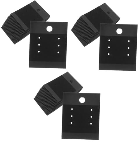 Operitacx 300 Stk Paste Ohrringe Marmelade lila Brillenetui Ohrringhalter zu verkaufen Schmuck Armbänder zum Aufhängen von Karten Ohrringe Karton Pastell Packkarte Clip Ohrring-Karte Klipp