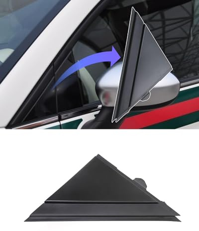 Triangle de rétroviseur avant 500, compatible avec les rétroviseurs Fiat- 500, gauche et droite (Sinistra, Set da 1 pezzo)