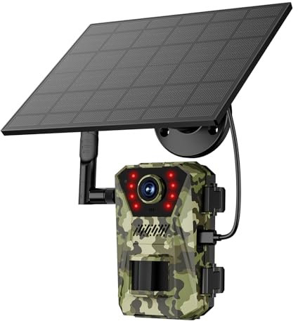 CFITANK Wildkamera, 14 MP, 4 K, Infrarot-Nachtsicht, 20 m, Auslösegeschwindigkeit von 0,3 s, Fotofalle, wasserdicht, Kamera für den Außenbereich, Infrarot-Kamera