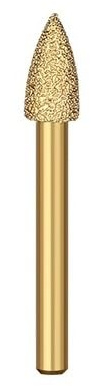 1 Stück vakuumgelöteter Diamant-Fräskopfschleifen Drehfeile Stein Marmor Granit Gravur CNC-Maschine Carving Router Bits | 6x10mm NO.19