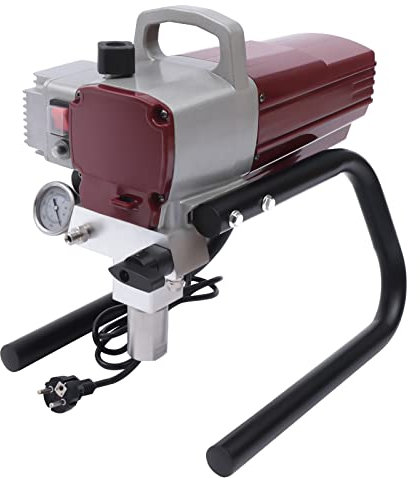 Elektrisk Airless färgspruta 1 800 W bärbart färgsprutsystem, färgspruta, högtryck, färgspruta, 220 V, 50 Hz för väggar, tak, trä, metall