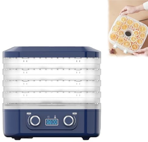 Food Dehydrator Machine Dryer for Jerky, Freeze Dried Candy Machine with Adjustable Timer Dryer Machine for Snacks Food Meat Fruit Dog Treats