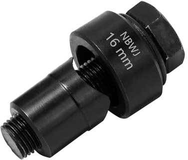 Blechlocher Lochstanzer Schraublochstanzer 16 mm Blechstanzer Lochschneider mit Sechskantadapter für Küchenarmaturen, Spüle, Stahlplatte, Edelstahl, Metall