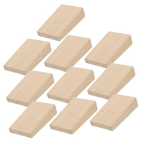 Toddmomy 10piezas Tapón De Cuña De Manija Para Cuña De Seguridad Redonda De Mango De Accesorio De Herramienta De Mantenimiento Para Fijación De Madera Para Mango De Madera De Repuesto
